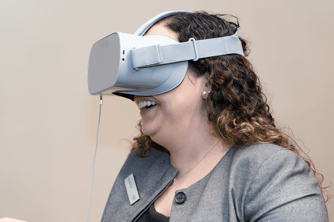 Person using VR at VRScout