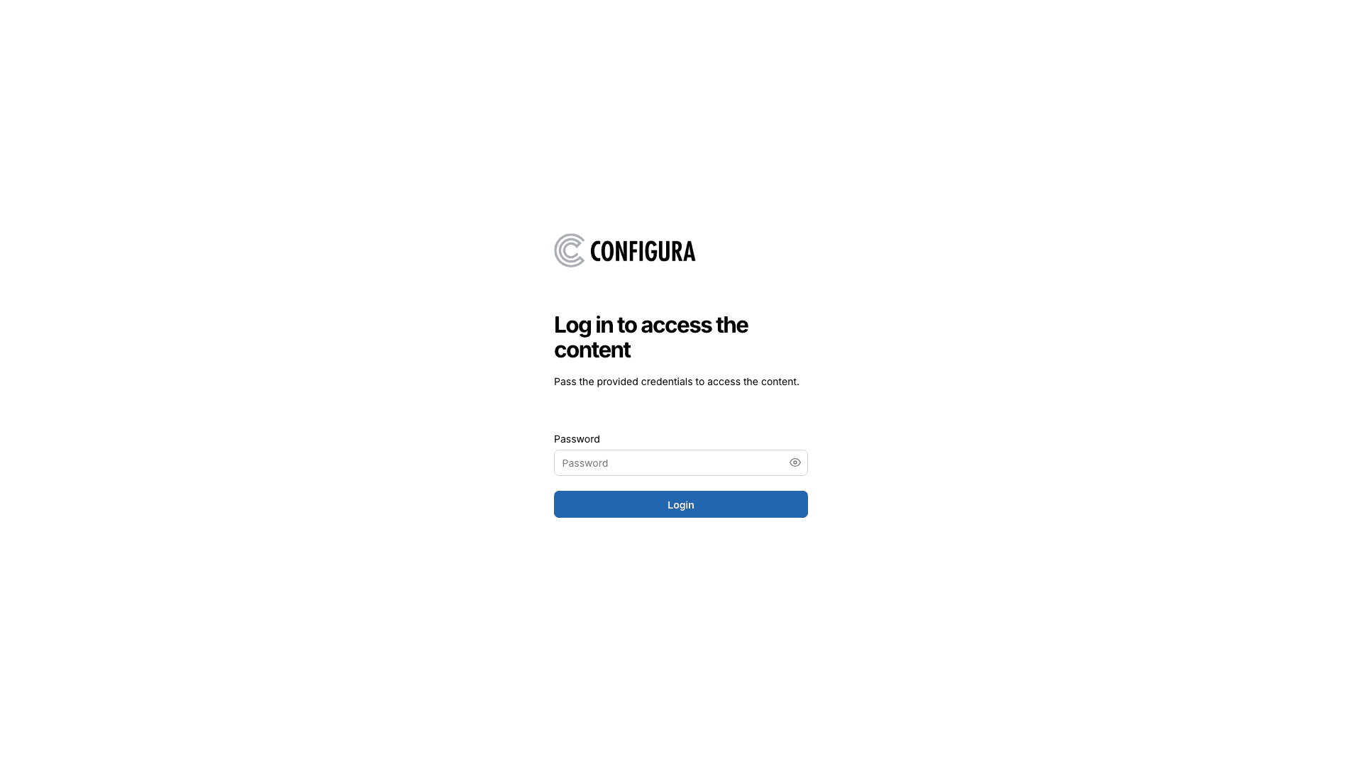 Configura Dev Docs documentation portal desktop view