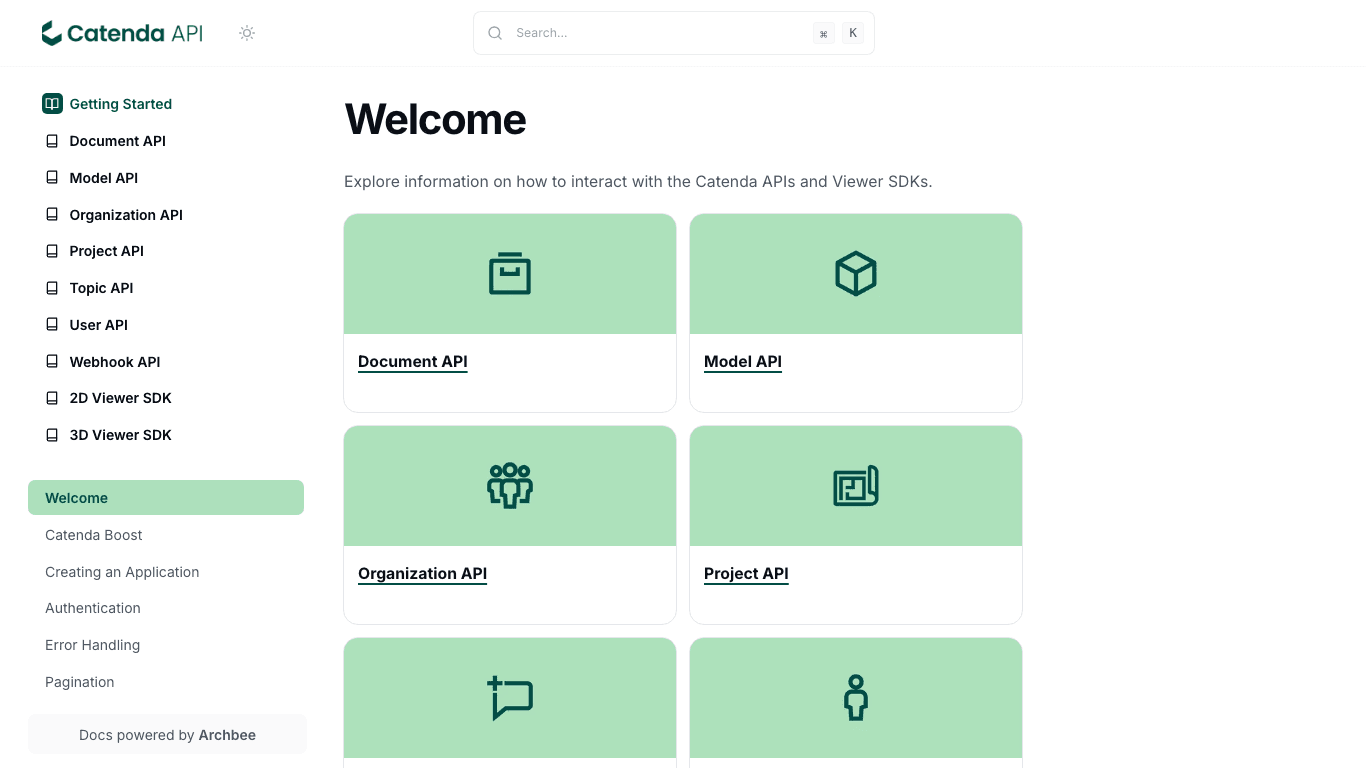 Developers documentation portal