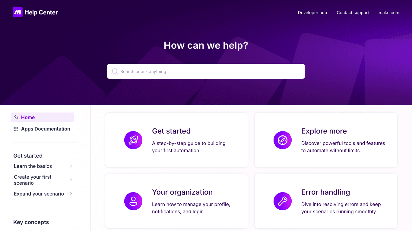 Make documentation portal