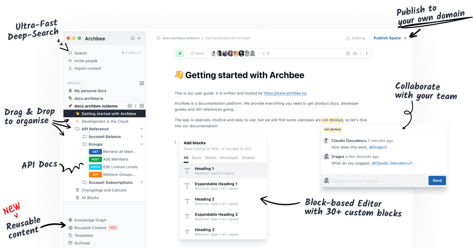 Archbee Homepage