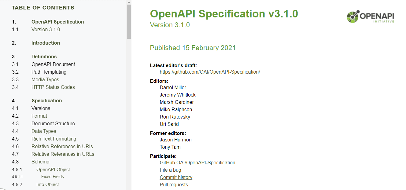 OpenAPI Specification v3.1.0