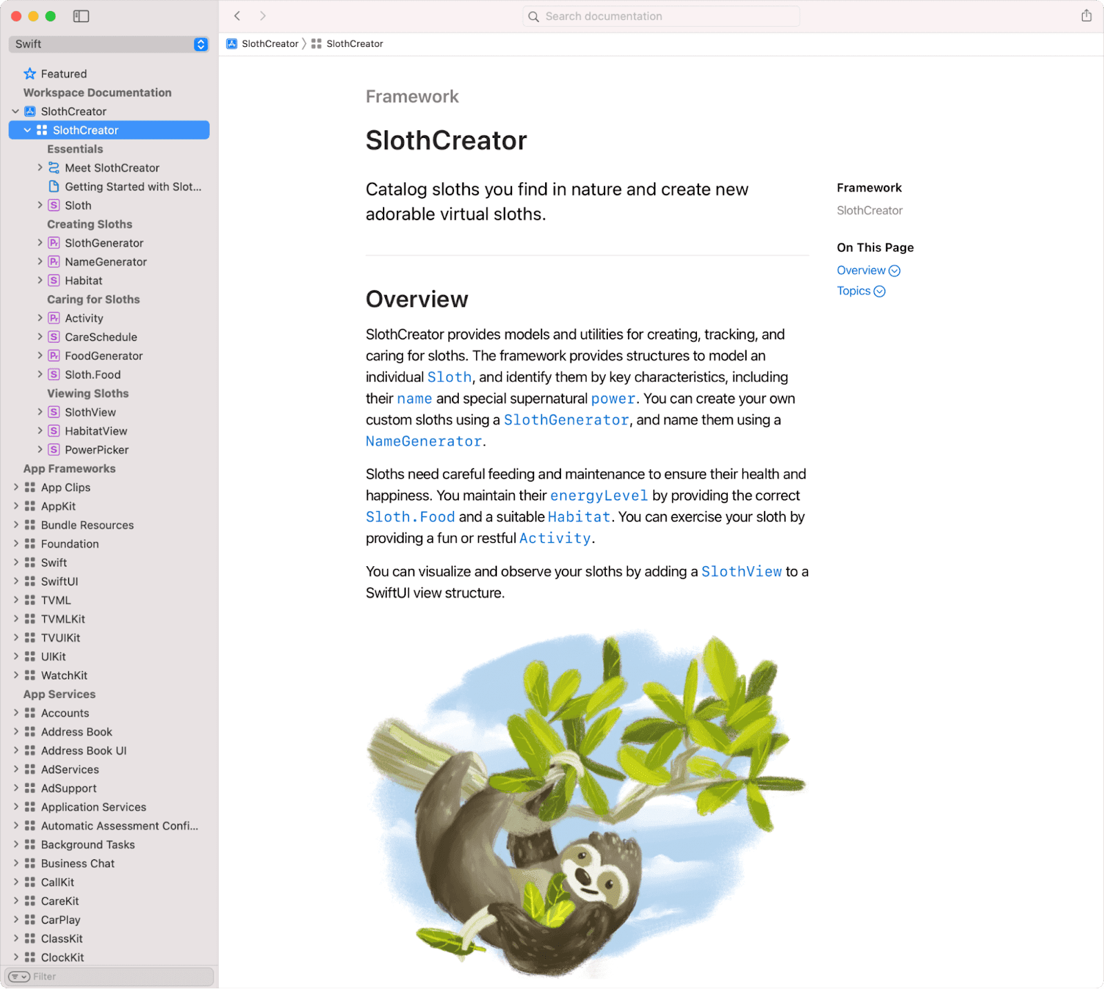 Apple API Documentation