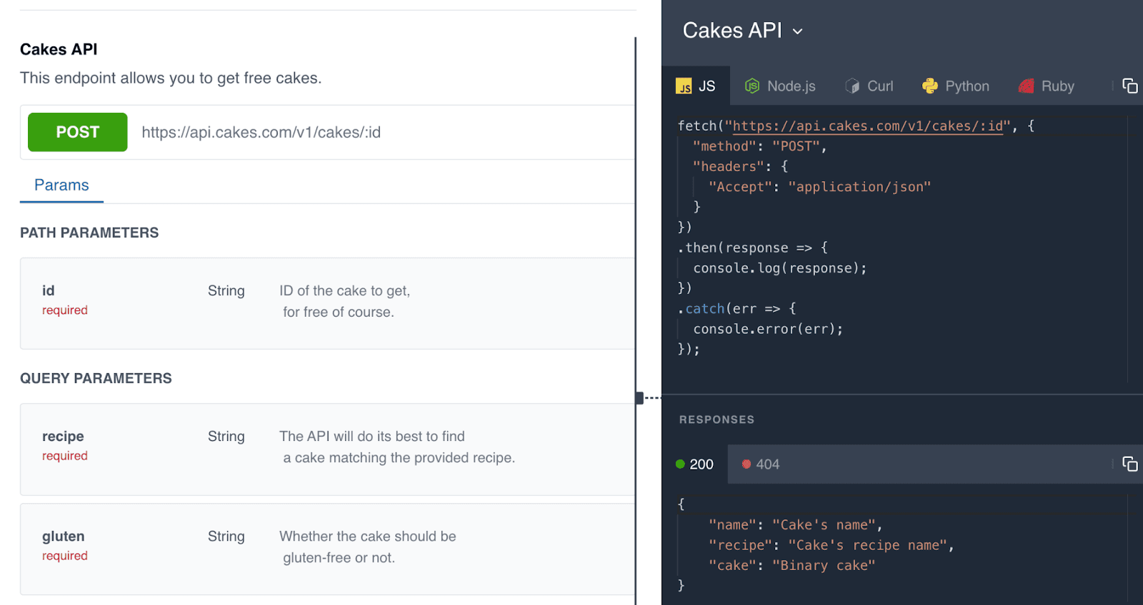 API Endpoints example