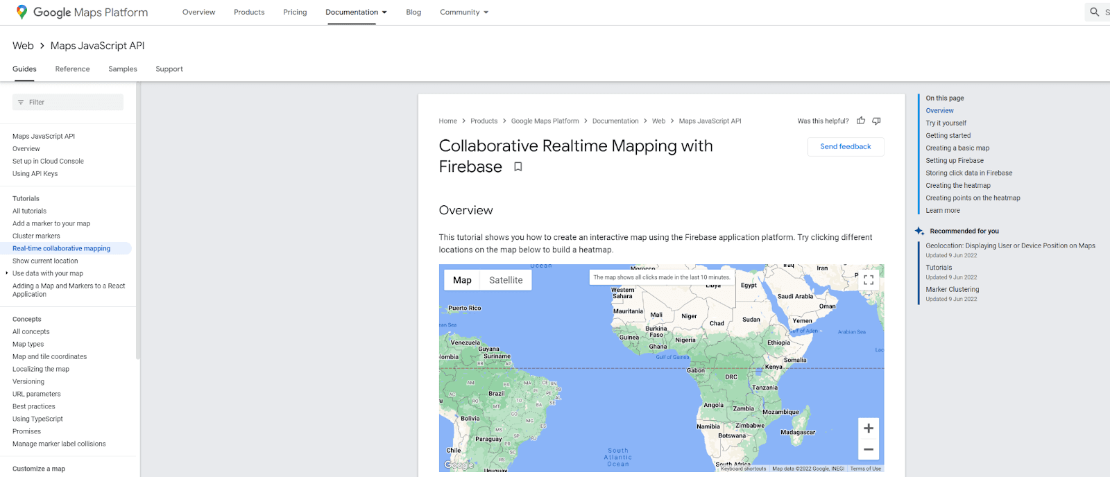 Google implemented three-column navigation