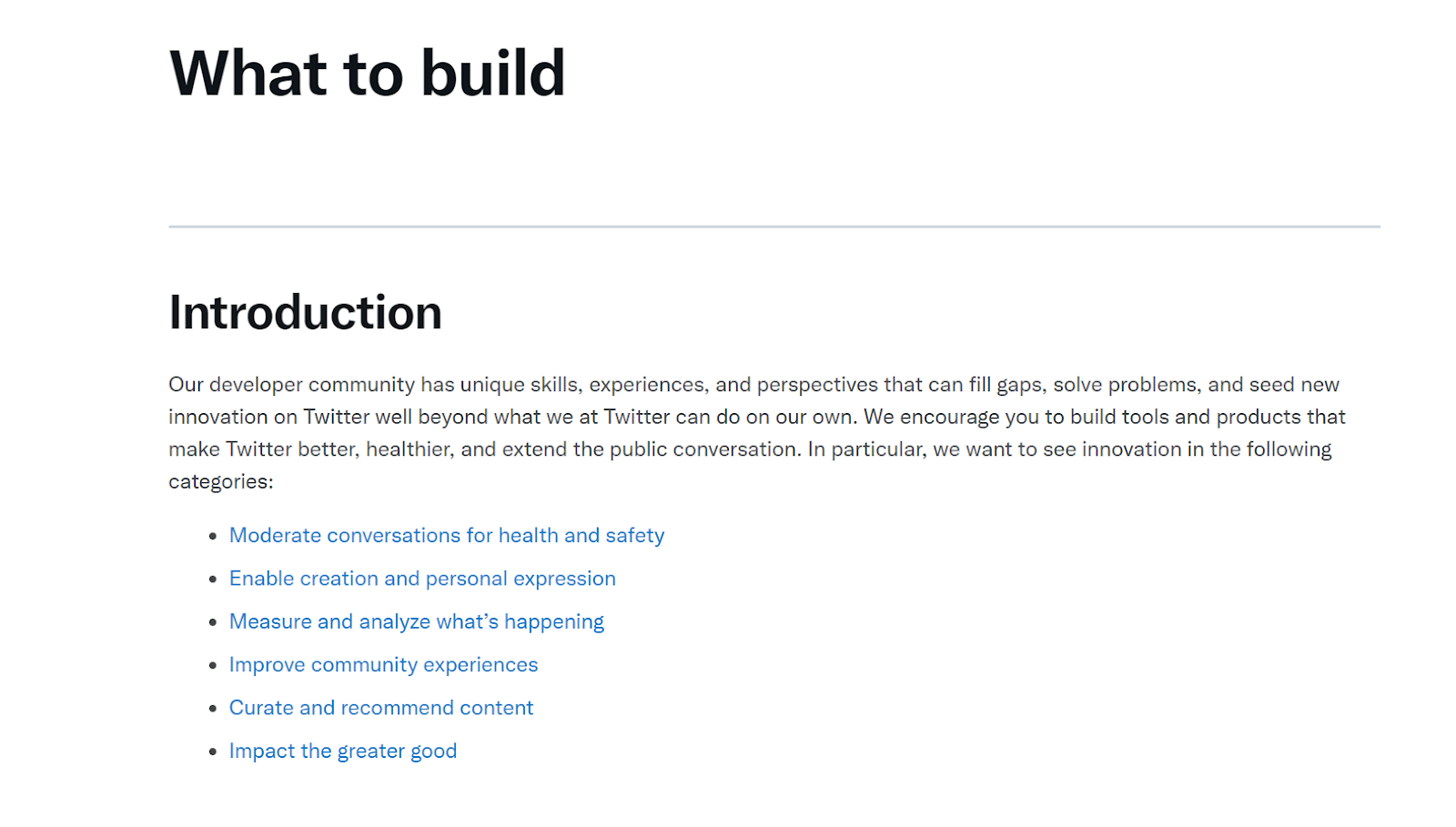 Twitter API - What to build