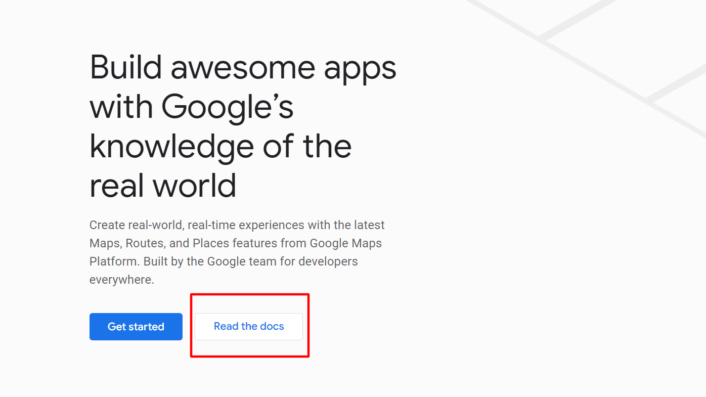 Example from Google developer