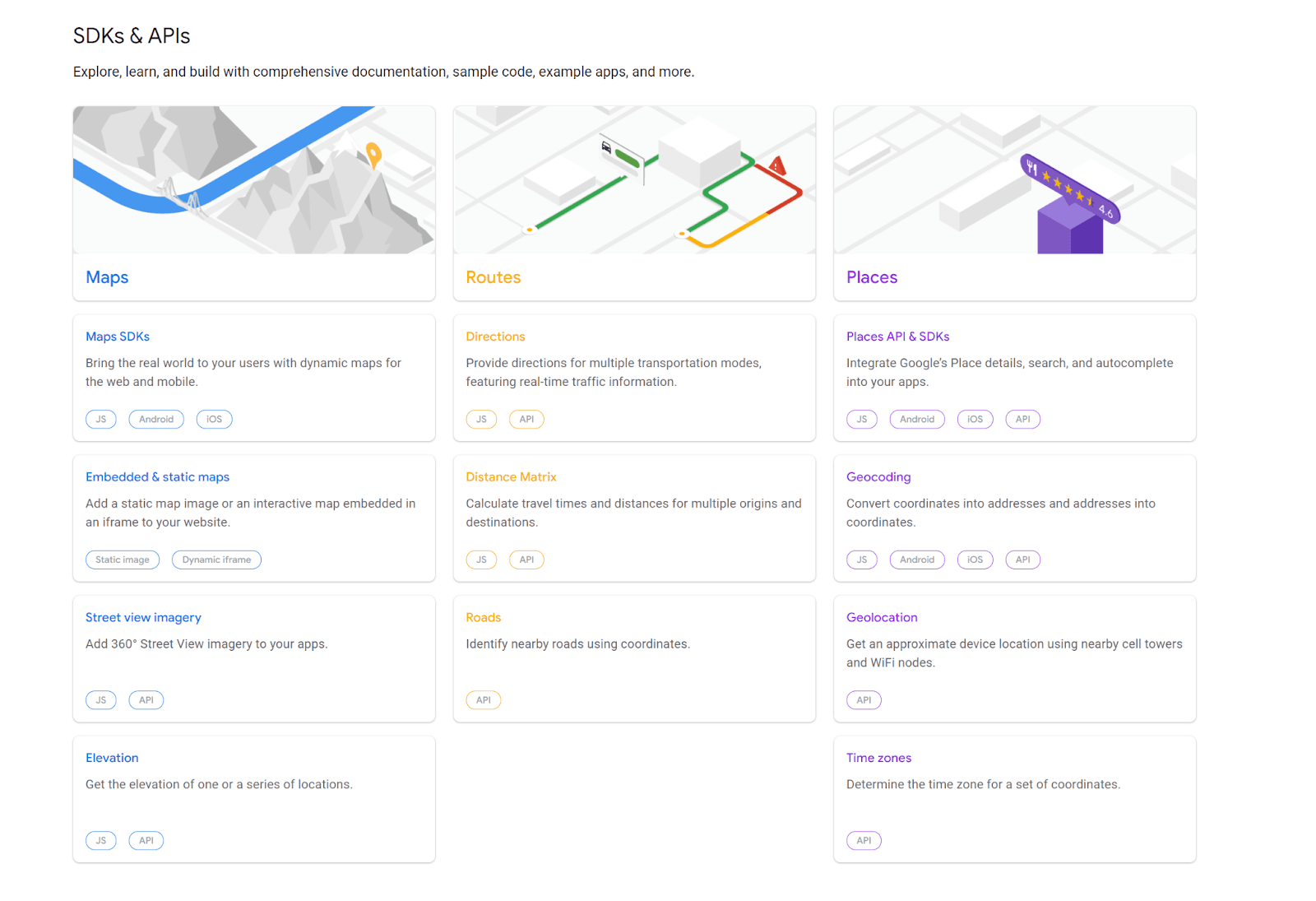 SDK and API on Developers Google