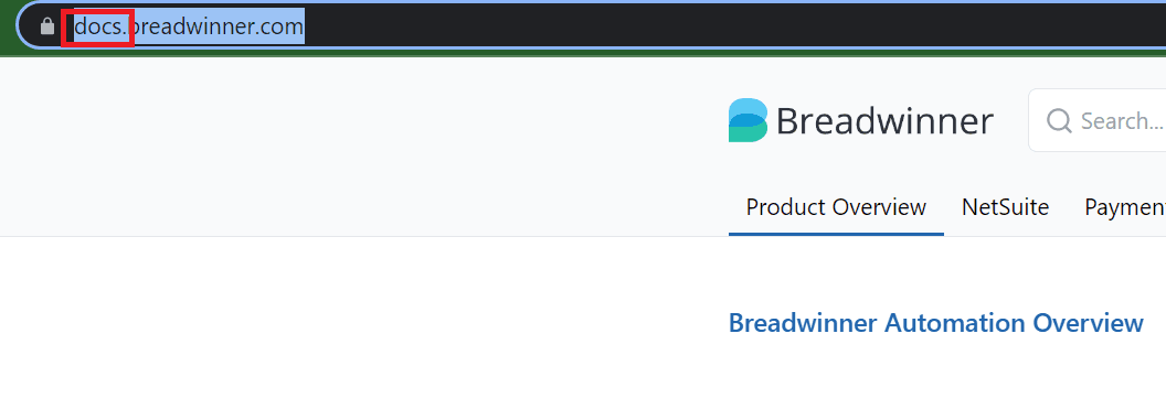 Breadwinner type of documentation