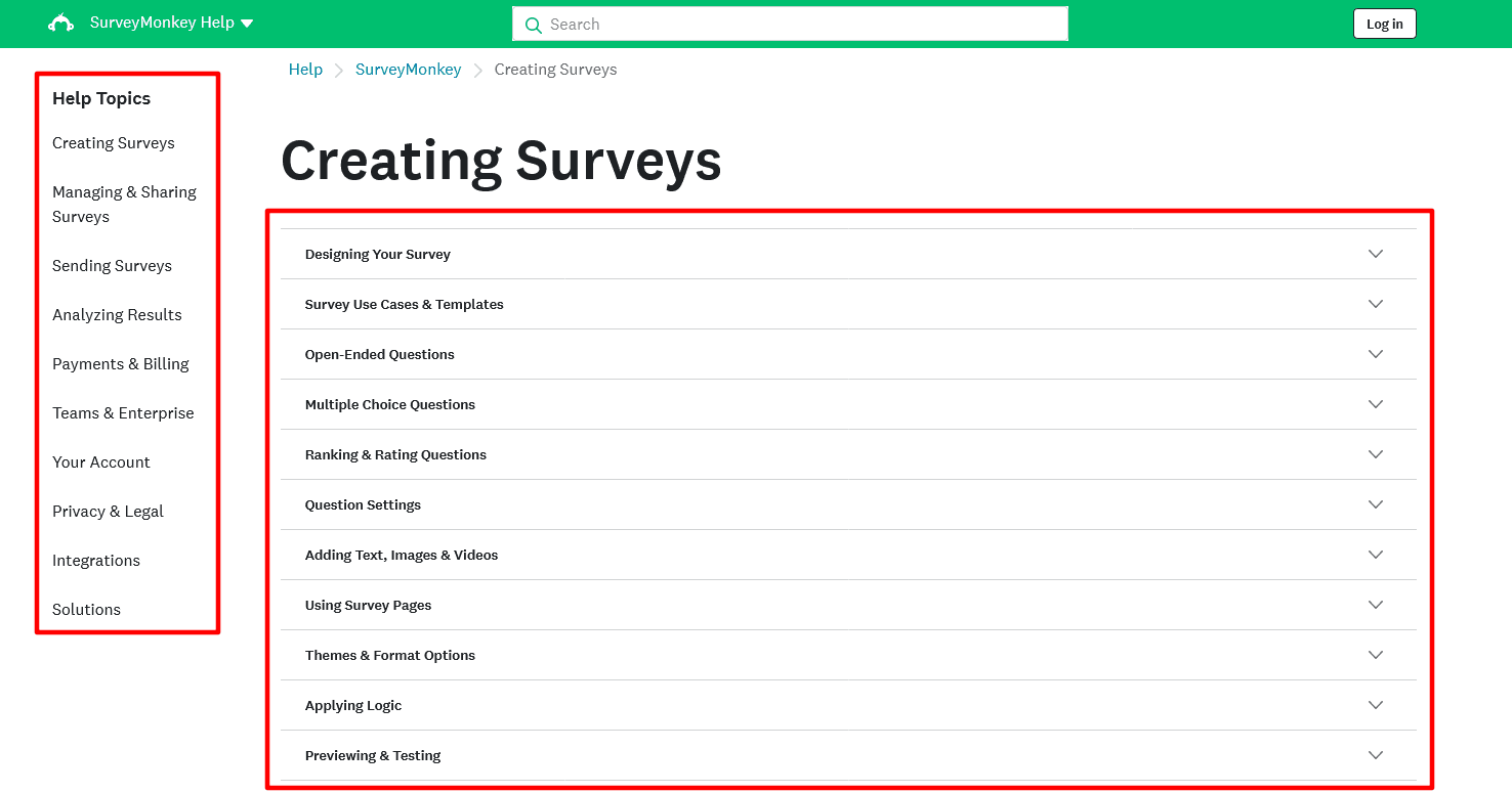 Creating Surveys in SurveyMonkey