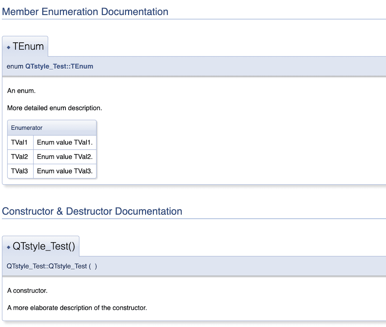 The corresponding documentation to the Sample code