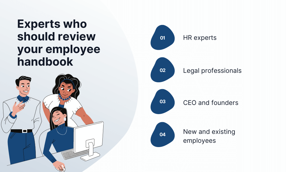 Experts who should review your employee handbook