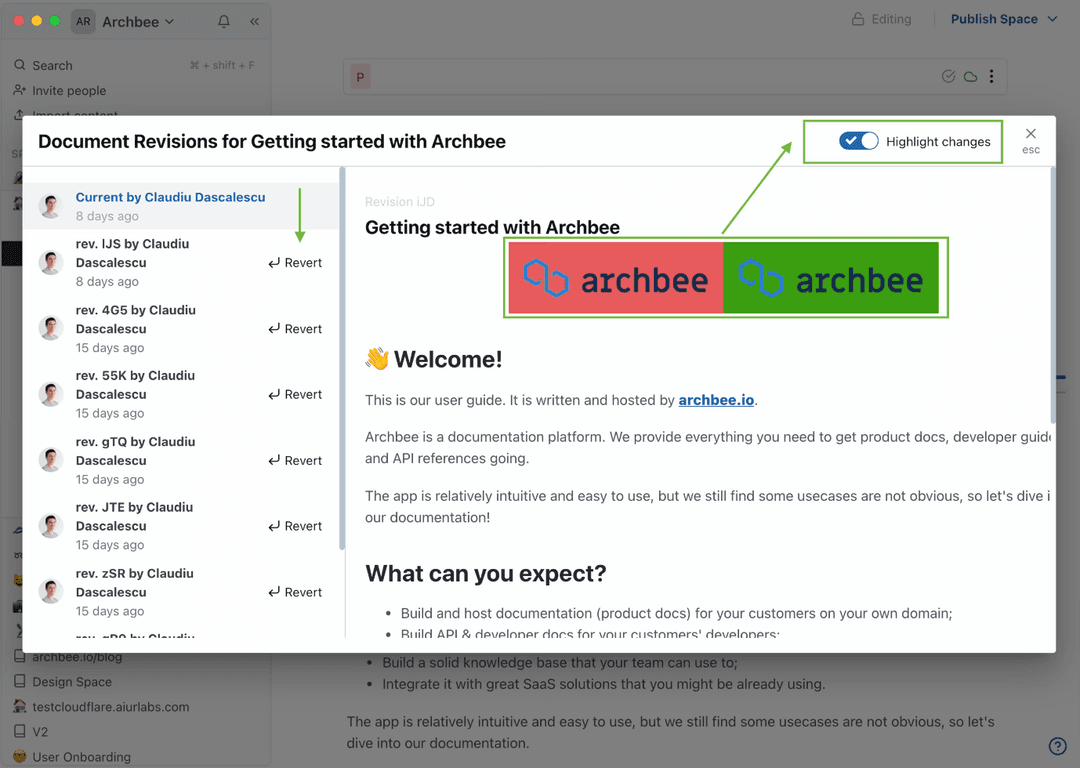 What is Document Version Control? | Archbee Blog