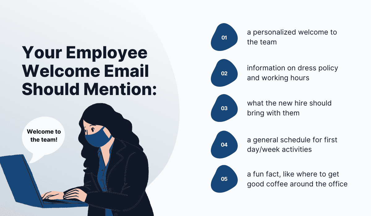 Your Employee Welcome Email Should Mention:
