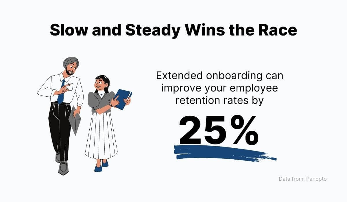 Slow and steady wins the race