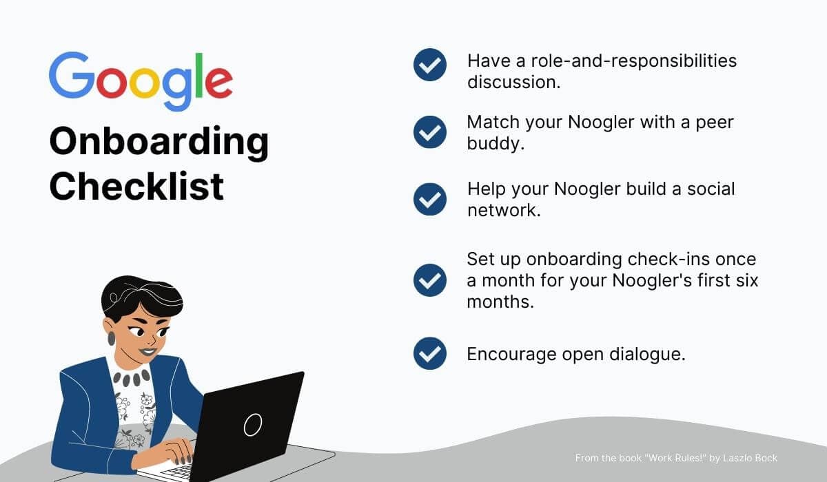 Google Onboarding Checklist