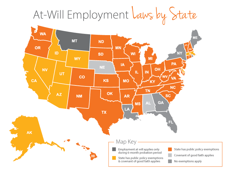 At-Will Employment Laws by State