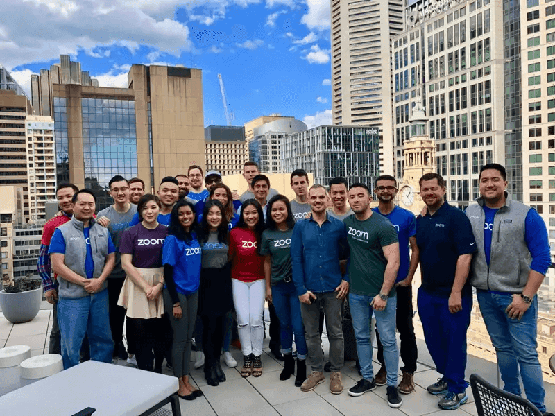 Small part of Zoom team by Insider