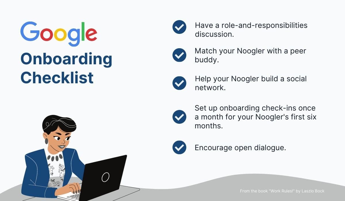 Google Onboarding Checklist
