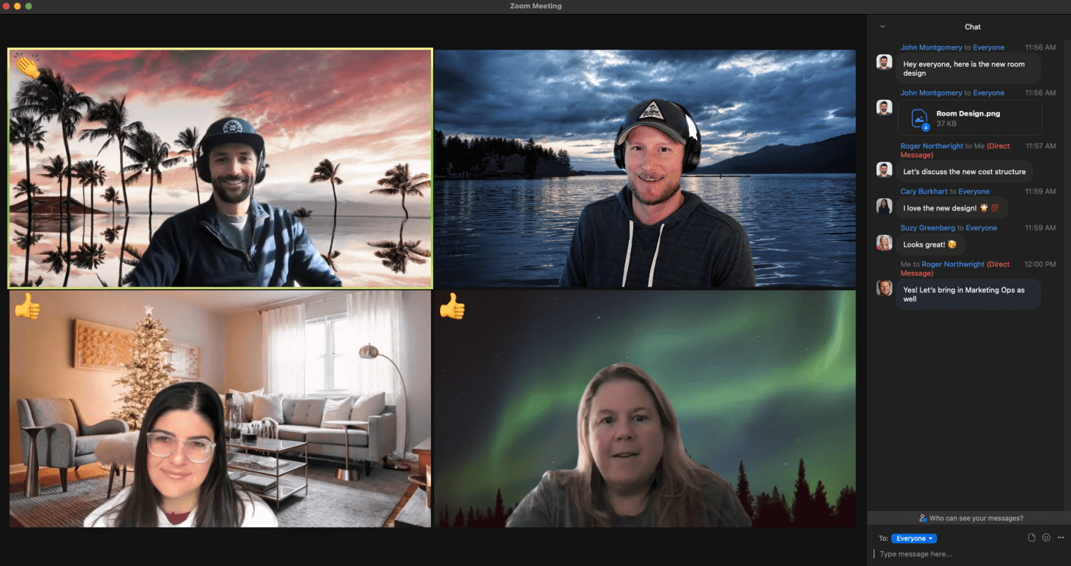 Screenshot from Zoom Blog