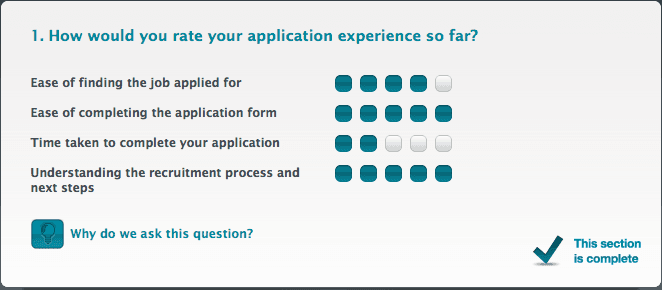 Survey from Mystery Applicant