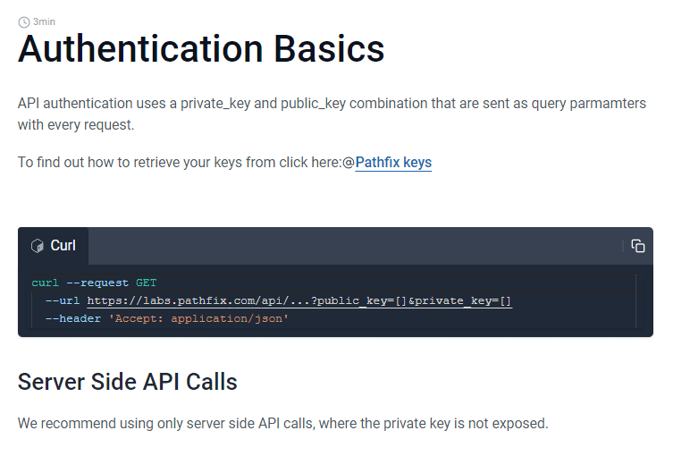 Pathfix authorization guide