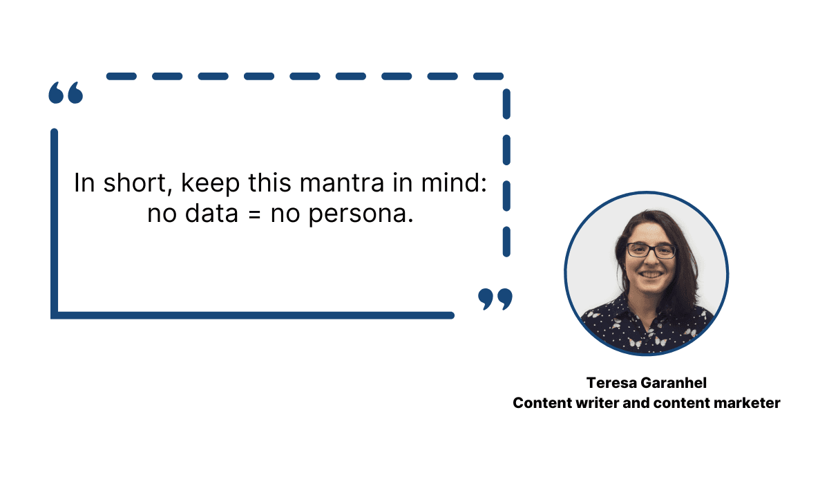 Teresa Garanhel point about data
