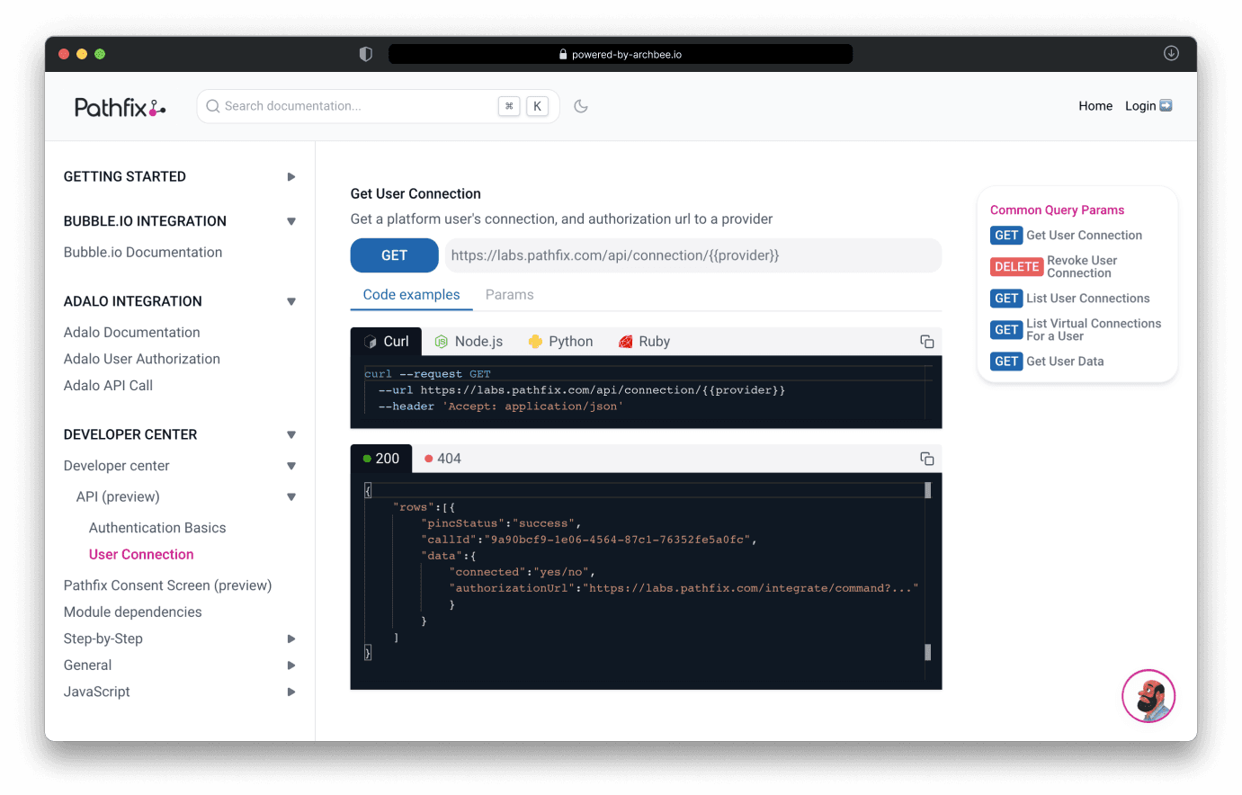 Documentation portals available in Archbee