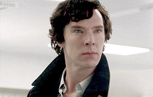 Gif with sherlock holmes being observative