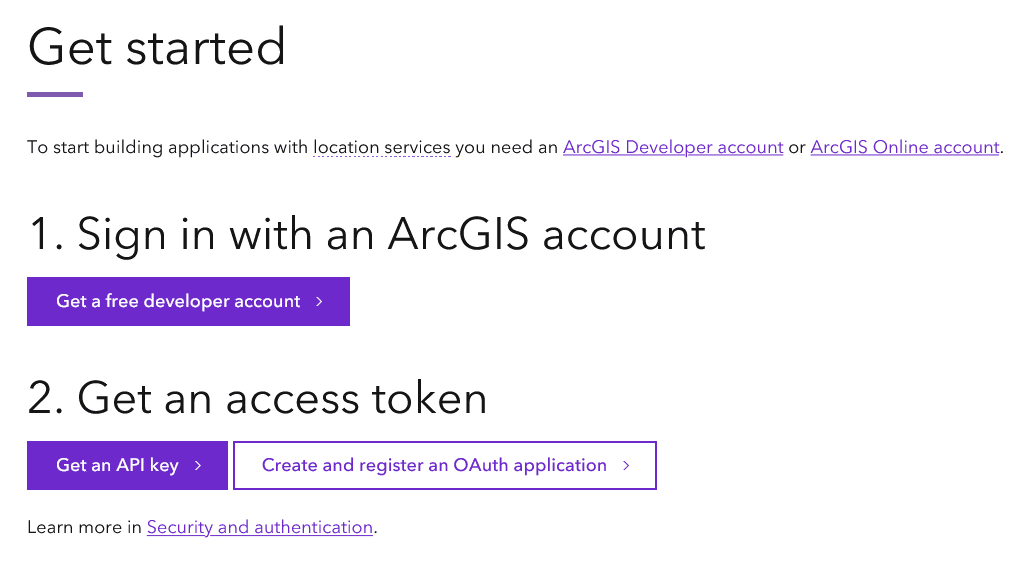 Guide for getting started at ArcGIS