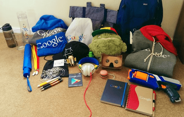 Google welcome kit for interns includes a nerf gun for interdepartmental nerf wars