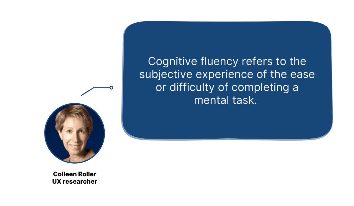 How Cognitive Fluency Affects Decision Making