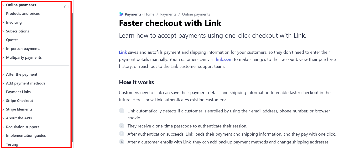 Faster checkout with Link on Stripe