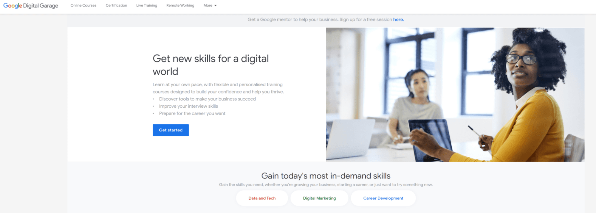 Photo from Google Digital Garage
