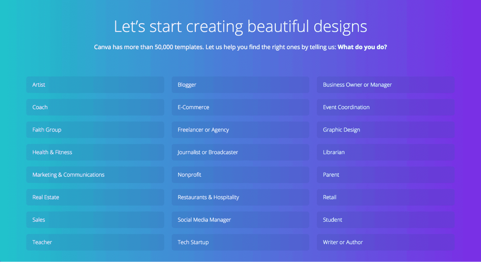 Canva onboarding process
