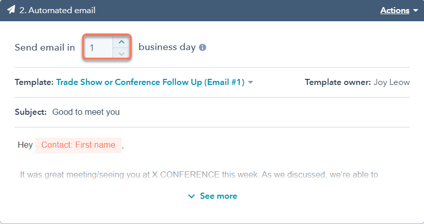 Emails programming thru HubSpot