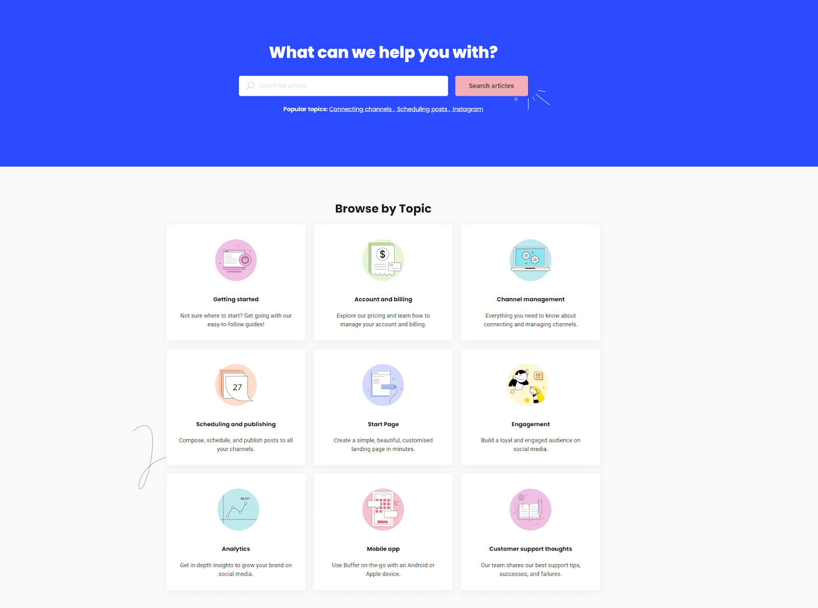 Buffer’s knowledge base