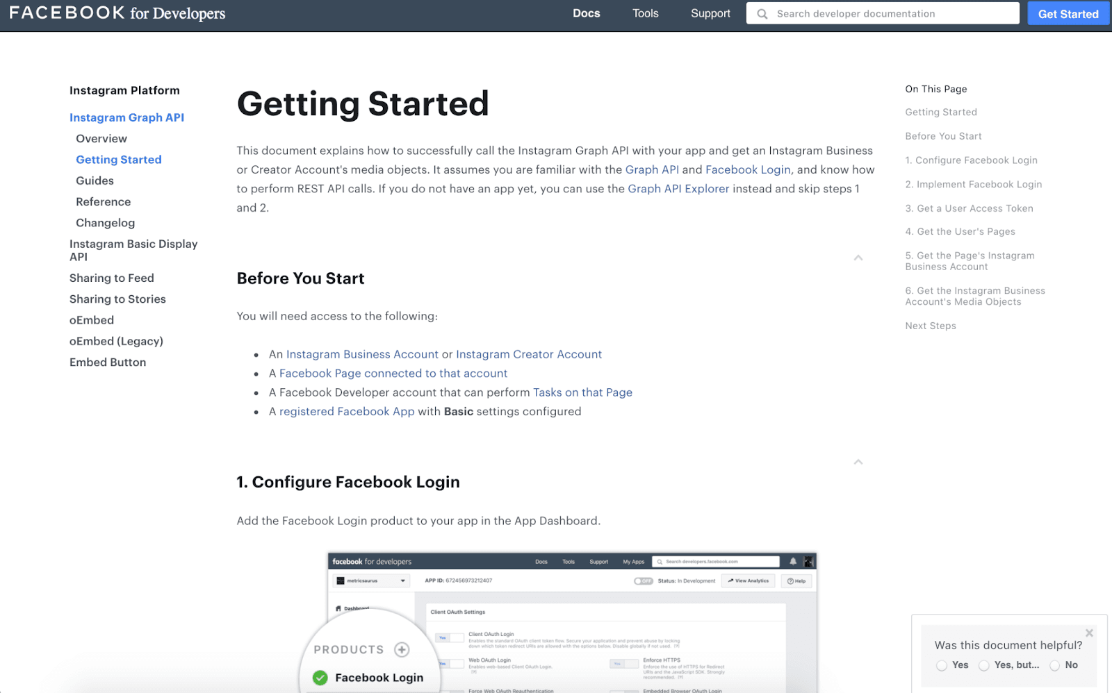Facebook’s Graph API guide