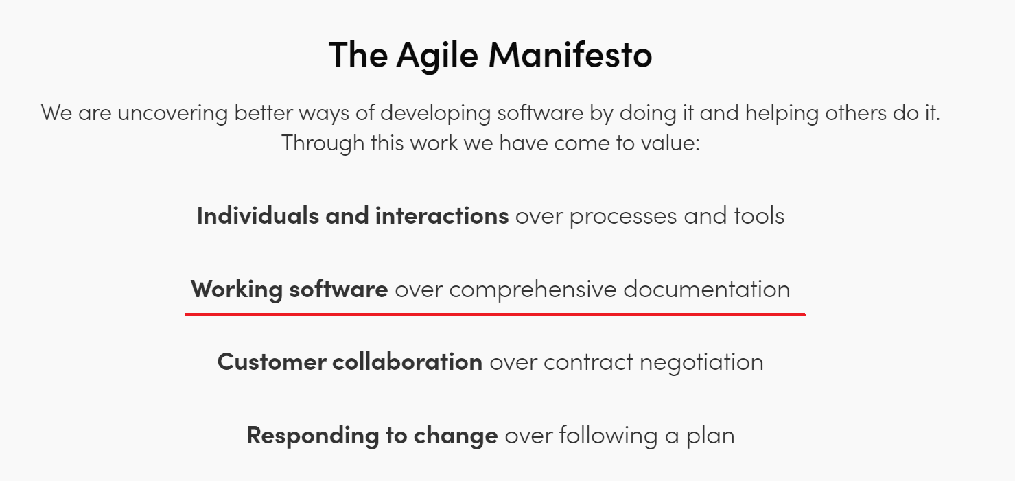 The Agile Manifesto