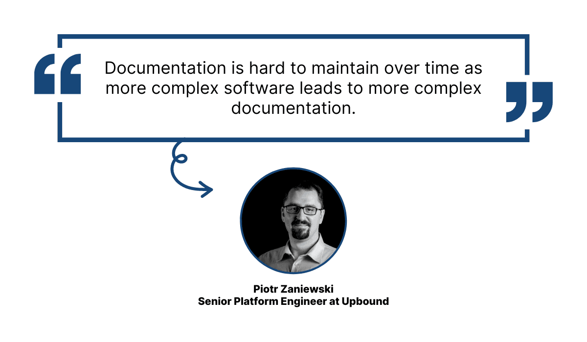 Piotr Zaniewski talks about increasingly complex products require increasingly complex documentation