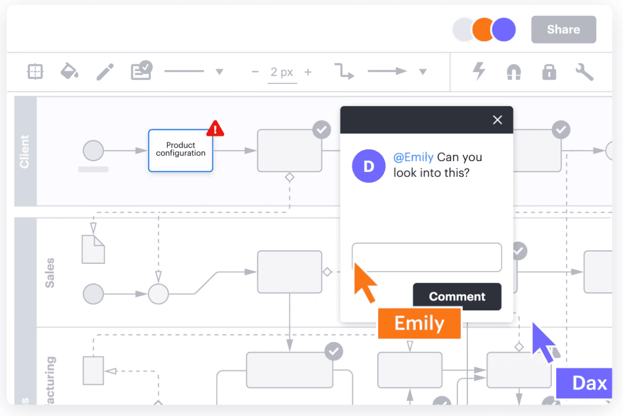 Lucidchart is a web-based platform