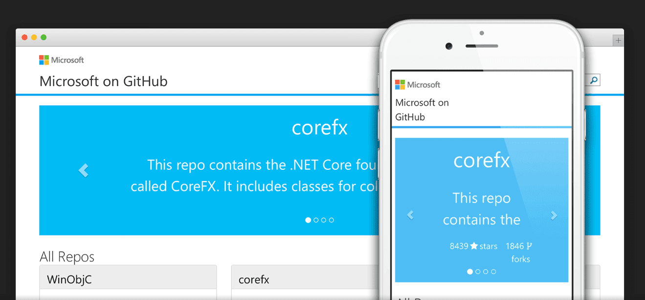GitHub Pages screenshot