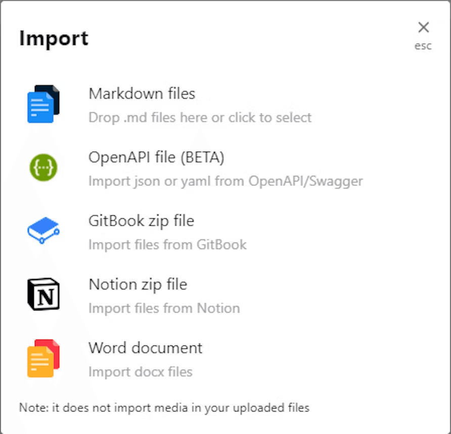 Archbee import function