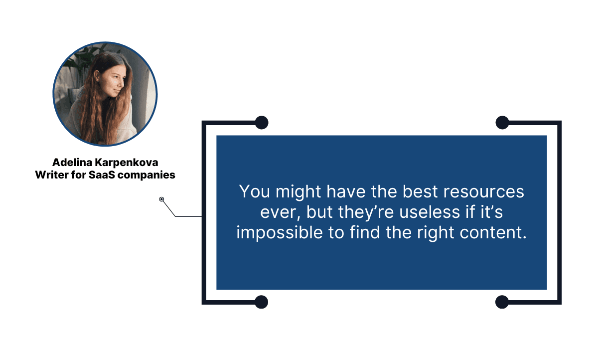 Adelina Karpenkova points out the quality of your content