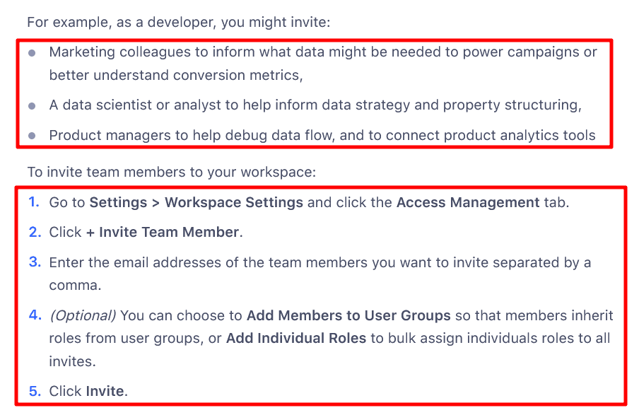 Segment uses those elements liberally in its software documentation