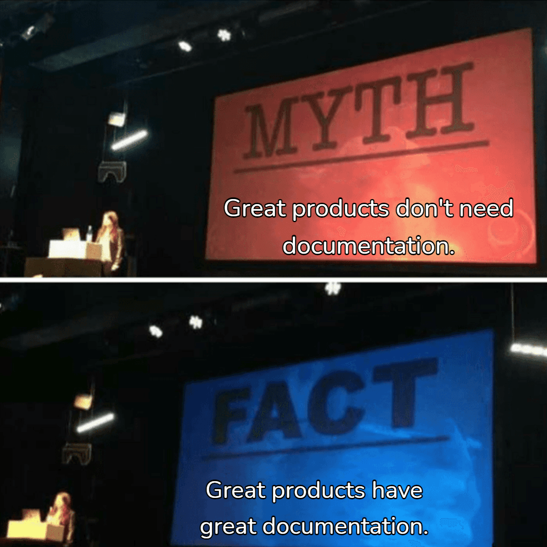 Meme about technical documentation