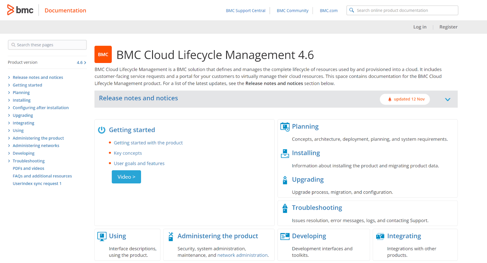 BMC Cloud Lifecycle Management 4.6