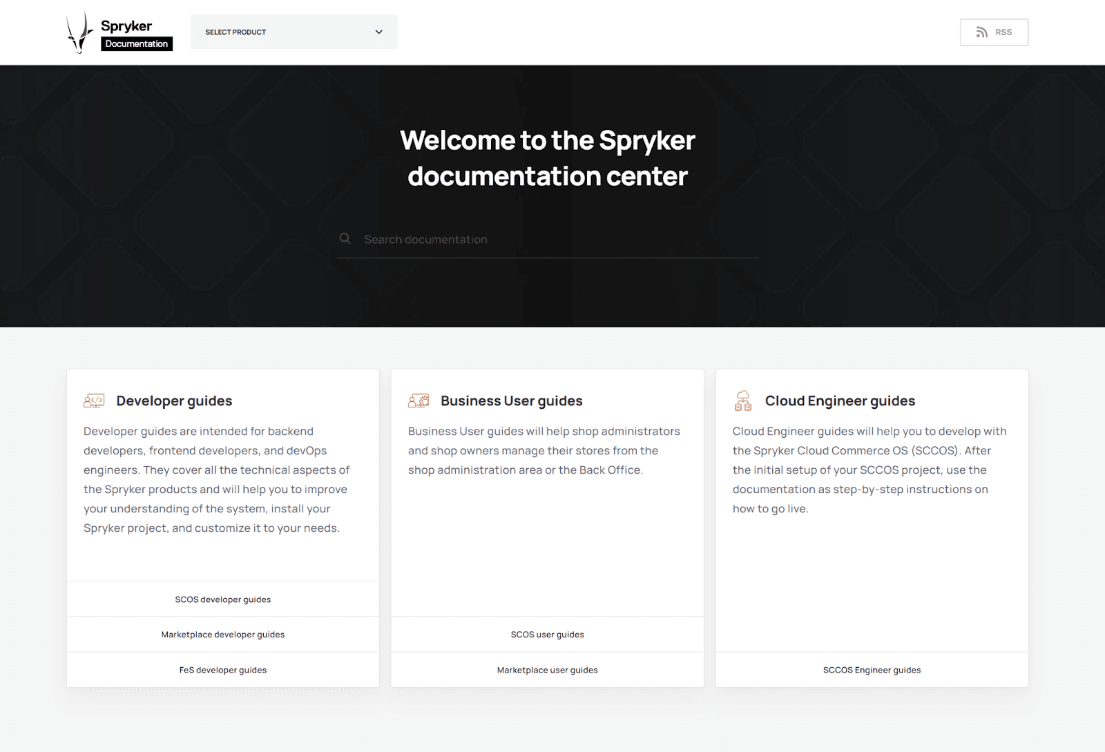 Spryker Homepage