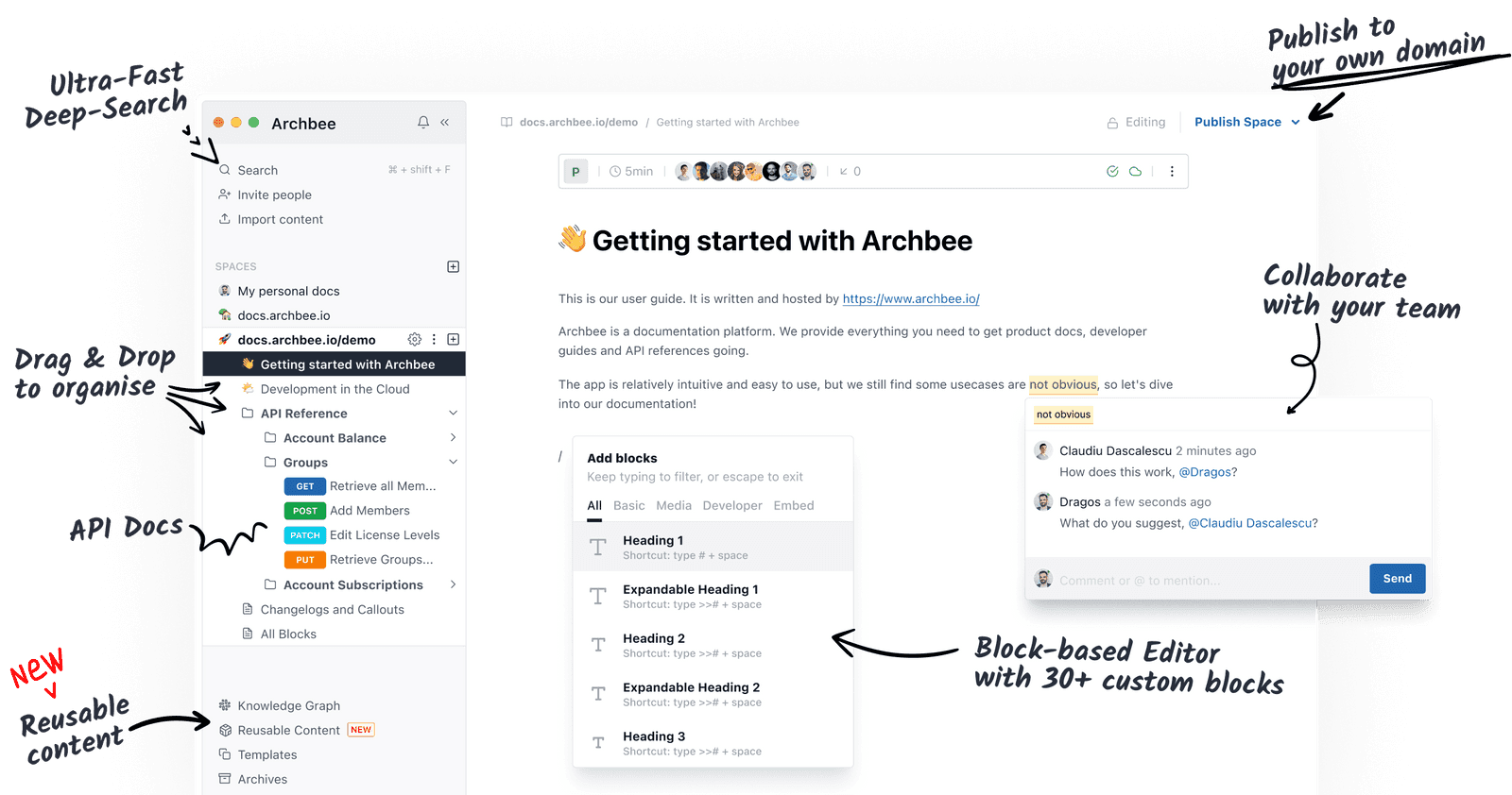 Archbee Homepage