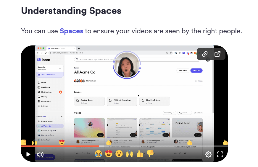 Loom’s “Getting Started” videos